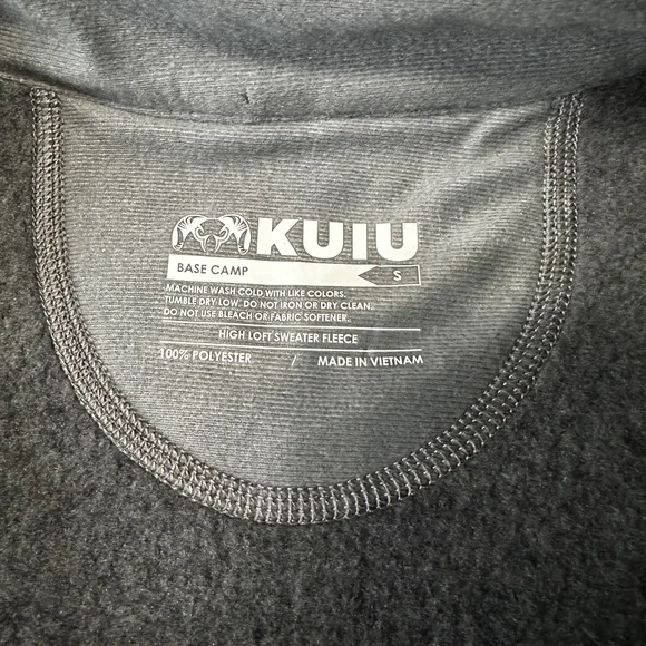 KUIU Base Camp Sweater Fleece Jacket Women’s Small Gray Full Zip NWT Embroidered - Picture 4 of 6